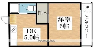 コーポ青木【5階】の間取り