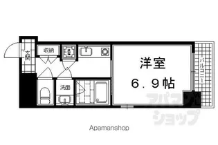 宝源ビル【1001号室】の間取り