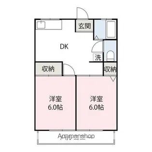 シティハイムティアラ【203号室】の間取り