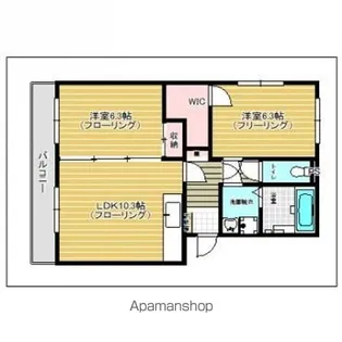 けやきハウス【1階】の間取り