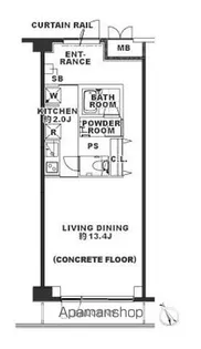 アーバンパーク溝の口【5階】の間取り