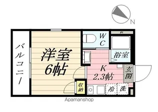 フルリール鶴見【2階】の間取り