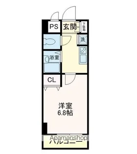 S−FORT舞浜【4階】の間取り