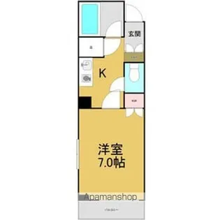 パークサイドいちかわ【3A号室】の間取り