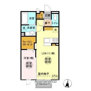 グランマーレ T【2階】の間取り