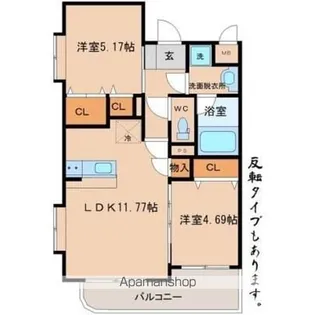SKYWARD MOUNTAIN RESIDENCE【208号室】の間取り