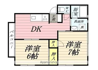 サニーコート【1階】の間取り
