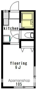 ハイタウン梅丘【1階】の間取り