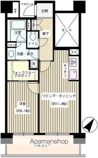 イルジェールヴィラ【7階】の間取り