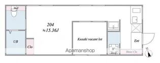 TRIAS574【204号室】の間取り