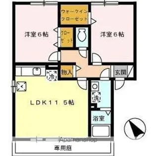 TIMONE【1階】の間取り