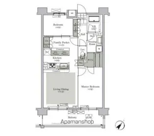 パークキューブ西ヶ原ステージ【3階】の間取り