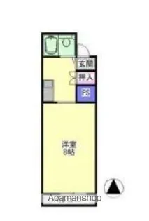 ドルフィン扇町Ⅱ【101号室】の間取り