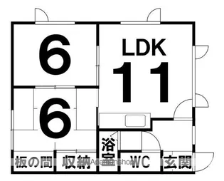 ヒルトン21【1階】の間取り