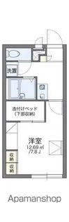 レオパレスJOY【108号室】の間取り