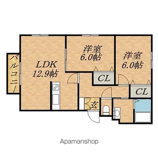 コーリン16【1階】の間取り