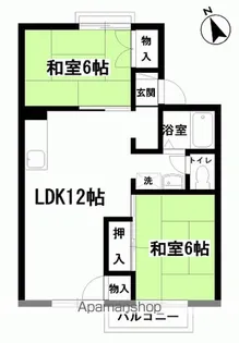 コートセジュール【106号室】の間取り