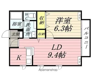 シュシュ【2階】の間取り