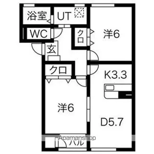 ステラB【1階】の間取り