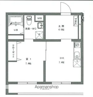 GRAND MAISON葵【1階】の間取り