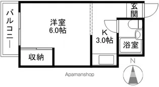 サン・ジョルジョ【105号室】の間取り