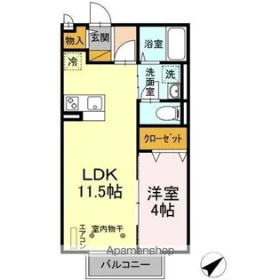 イオソレーユ I【2階】の間取り