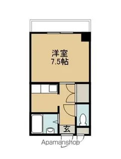 エレガンスメゾン6A【3階】の間取り