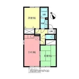 エクセル大倉山Ⅱ【1階】の間取り