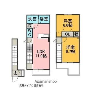 エトワール・シャン【2階】の間取り