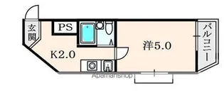 エグゼコート枚方A棟【2階】の間取り