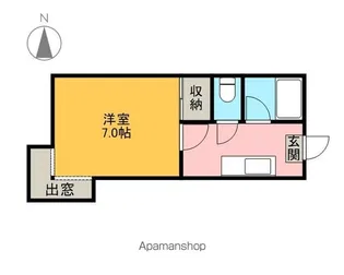 イーグルハウス【305号室】の間取り