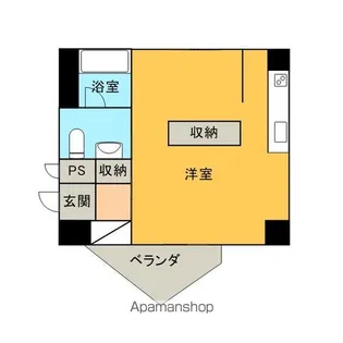 サンフレア日出町【803号室】の間取り