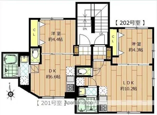 FACTORY NAKAMEGURO【2階】の間取り