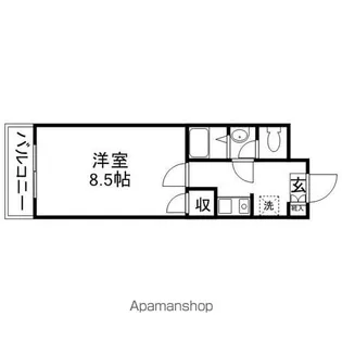 プランドール島崎【2階】の間取り
