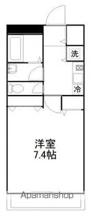 STUDIOーFLAT SHIBAYAMA【3階】の間取り