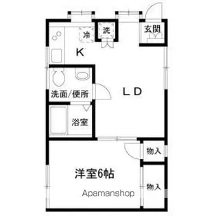 エステートリバー【2階】の間取り