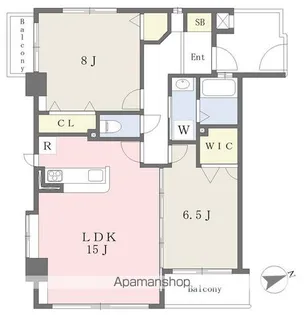 レジデンス東櫛原【2階】の間取り