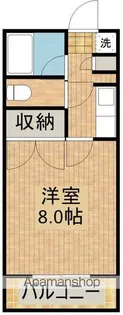ベルトピア宮崎4【4階】の間取り