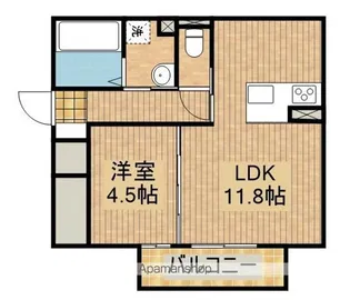 プルミエール今之浦【1階】の間取り