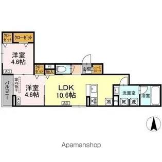 Urbana【2階】の間取り