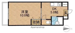 グランメール【1階】の間取り