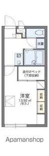 レオパレスTO【1階】の間取り