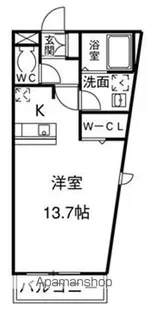 東京都北区田端1丁目【マンション】の間取り