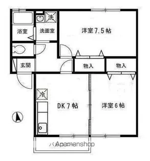 センチュリーガーデン D【1階】の間取り