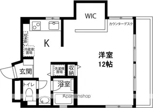 セレーネⅢ【401号室】の間取り