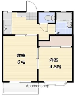 ボヌール・N(旧名 メゾンエスポワール)【202号室号室】の間取り