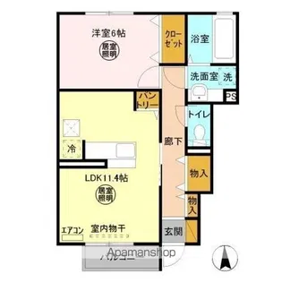 アル・ソーレ【1階】の間取り