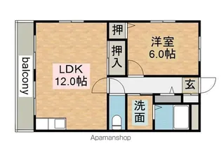 グレイスK2【2階】の間取り