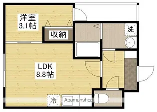 MOVE五日市【1階】の間取り