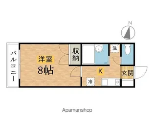 リフォックスハイム館町【116号室】の間取り